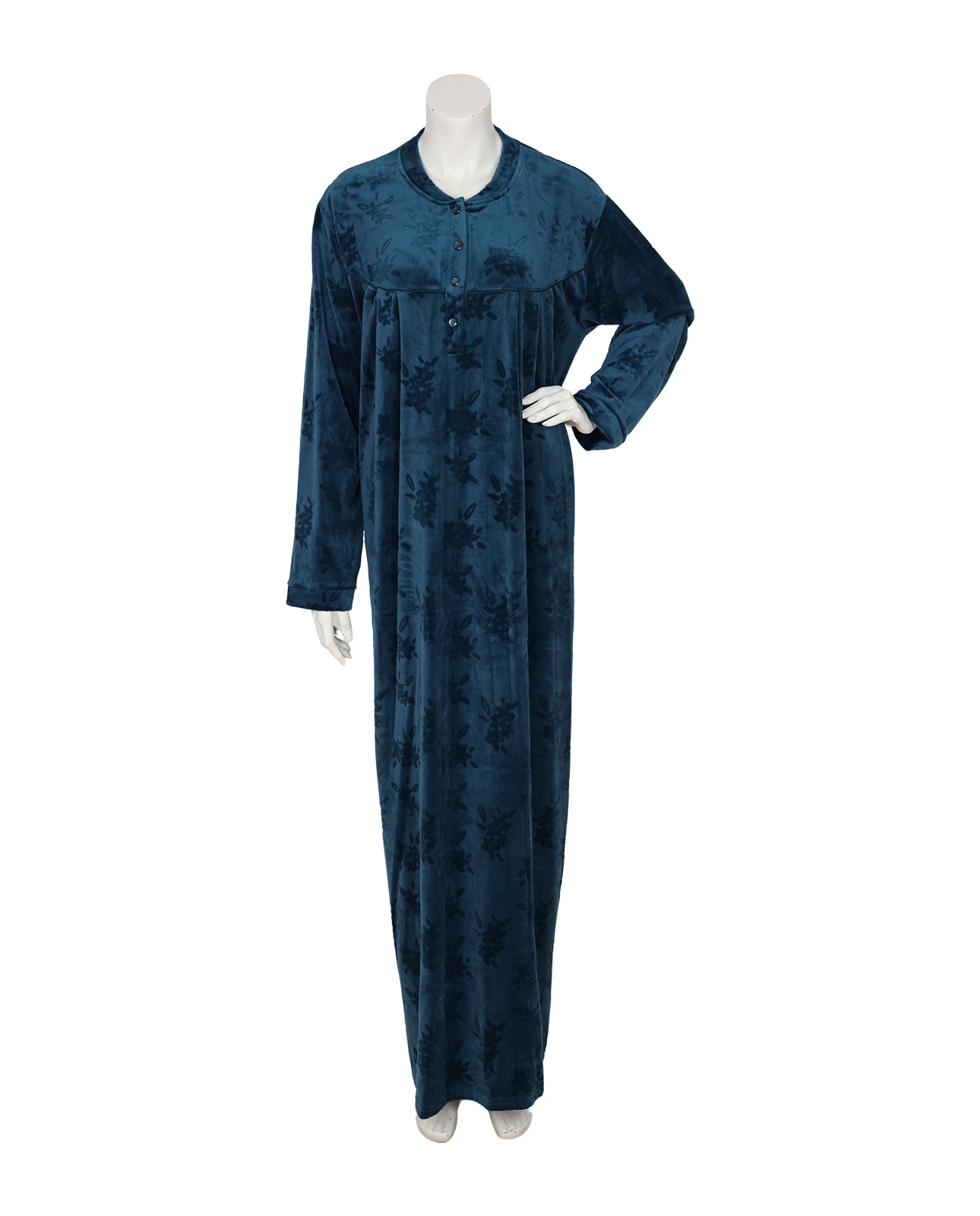 Women's nightgown - long sleeve - maxi - large sizes