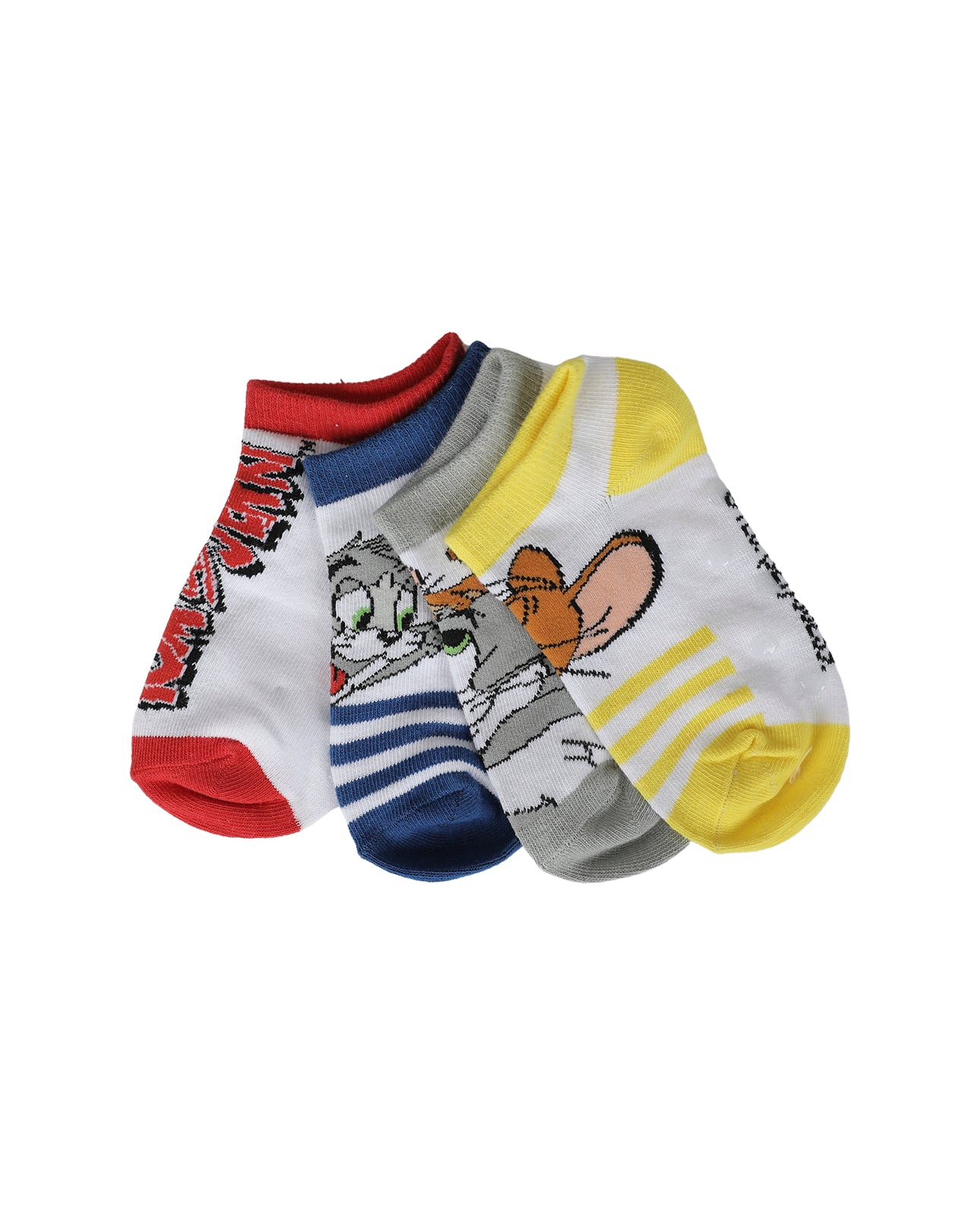 Children's socks - 4 pairs - cotton with ruble