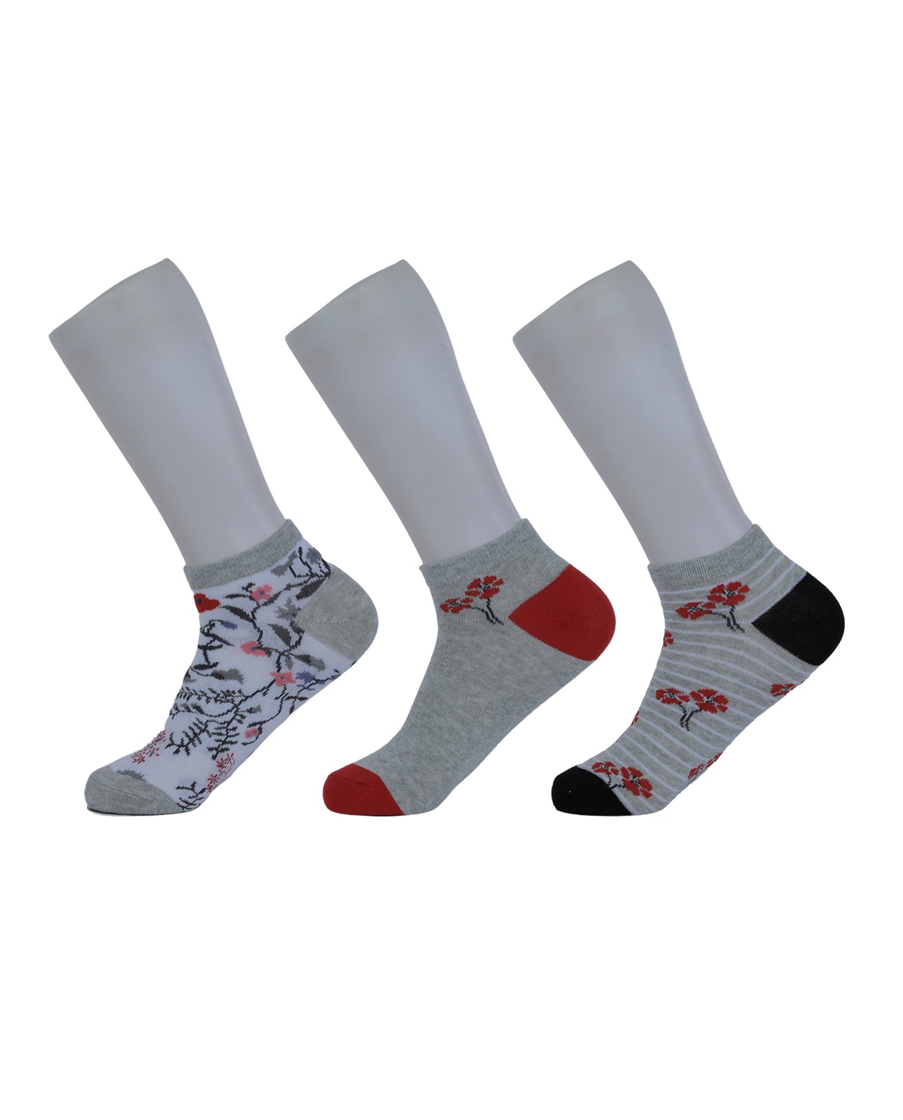 Short women's stockings - 3 pairs