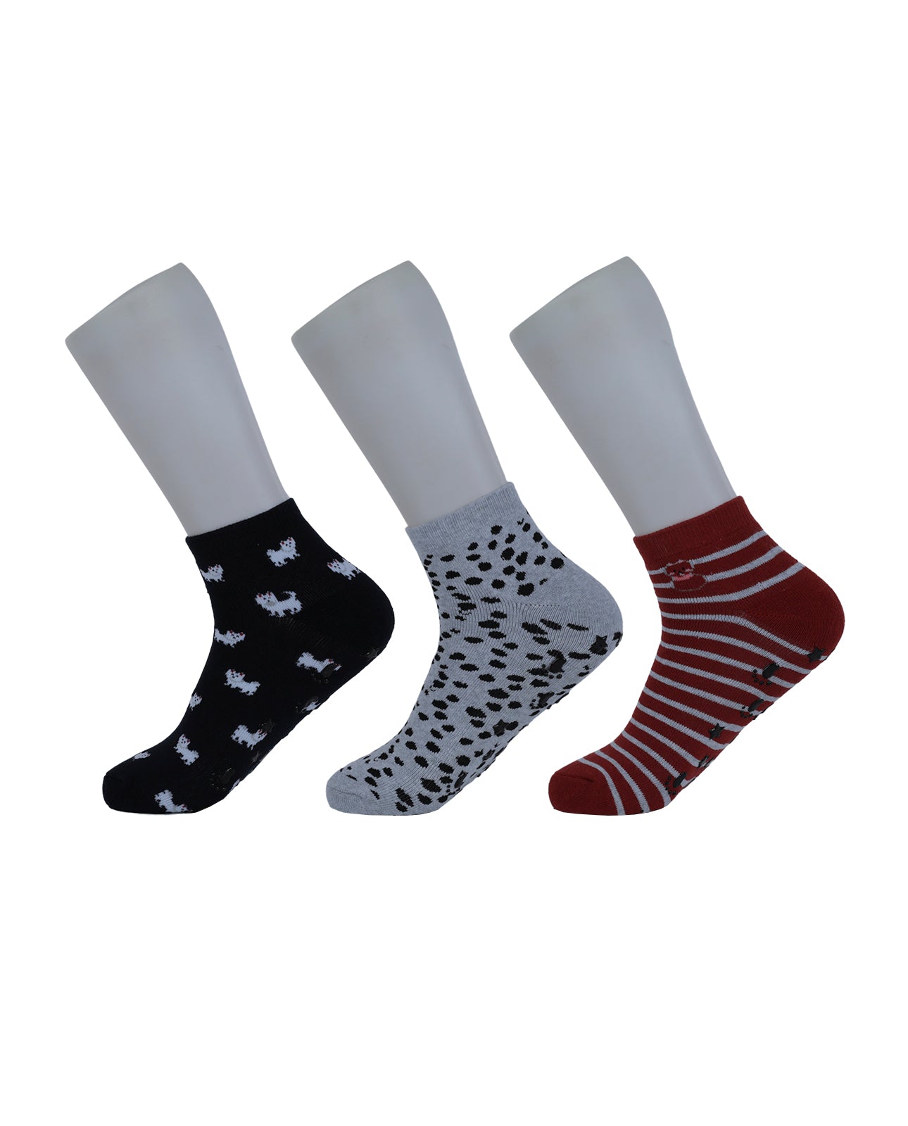 Short women's stockings - 3 pairs